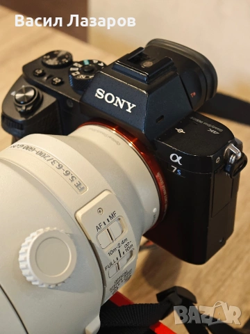 Фото апарат SONY A7S2 с обектив SONY FE 5.6-6.3/200-600 G OSS, снимка 4 - Фотоапарати - 53201740