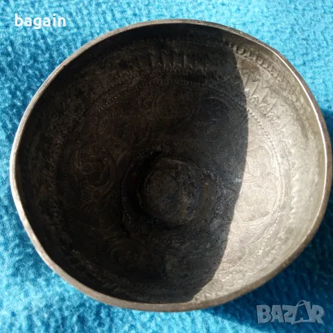 Възрожденски тас, сачан, 19-ти век., снимка 3 - Антикварни и старинни предмети - 56188025