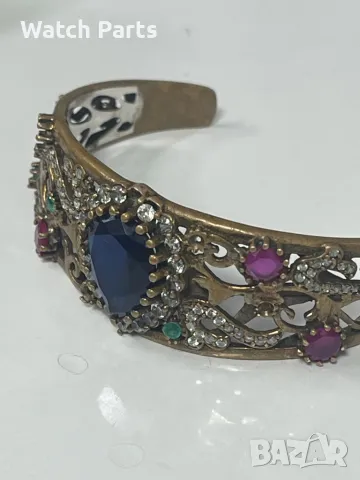 Ориенталска гривна със сребро и месинг, снимка 11 - Други - 48727080