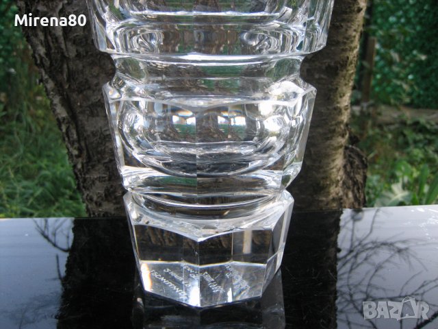 Уникална кристална ваза, снимка 3 - Вази - 42770876