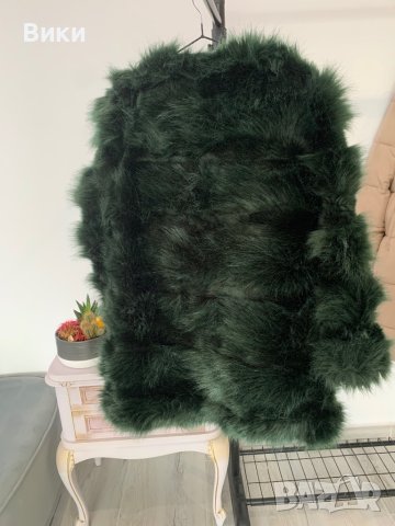 Пухено палто в размер S, снимка 16 - Палта, манта - 44407301