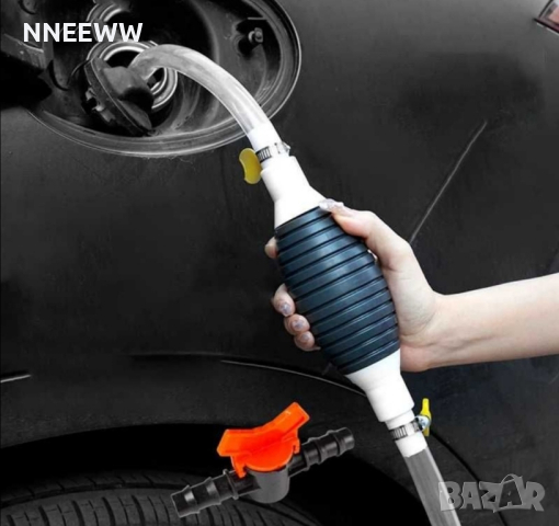 ръчна помпа за течности и гориво с маркуч и кранче , снимка 5 - Аксесоари и консумативи - 44516972