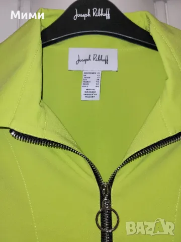 Електриково зелена туника риза, снимка 4 - Ризи - 47337477