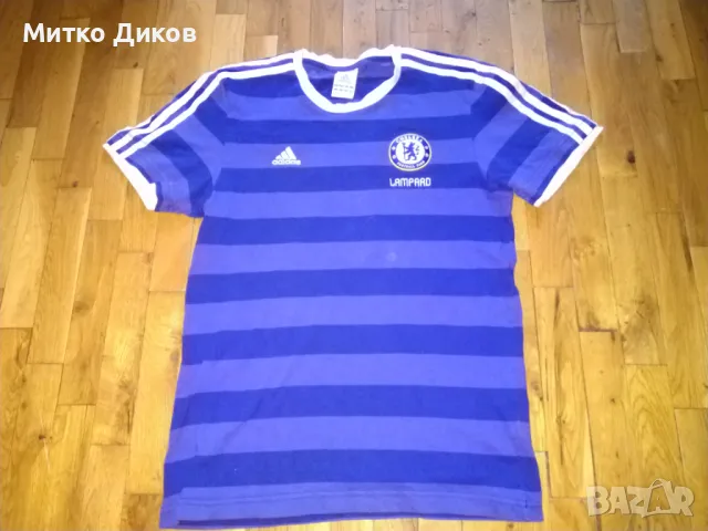Челси футболна тениска маркова на Адидас 2010год.памук №8 Лампард размер С
