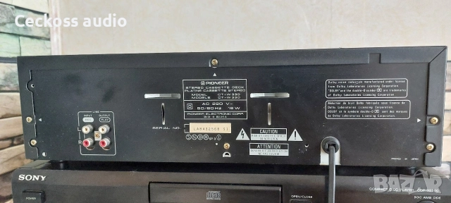 Дек PIONEER CT-W330, снимка 5 - Декове - 52883678