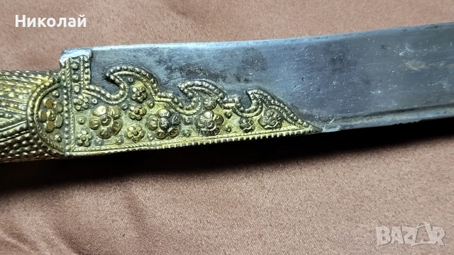 Стар оригинален Ятаган балкански, български , снимка 10 - Антикварни и старинни предмети - 53047362