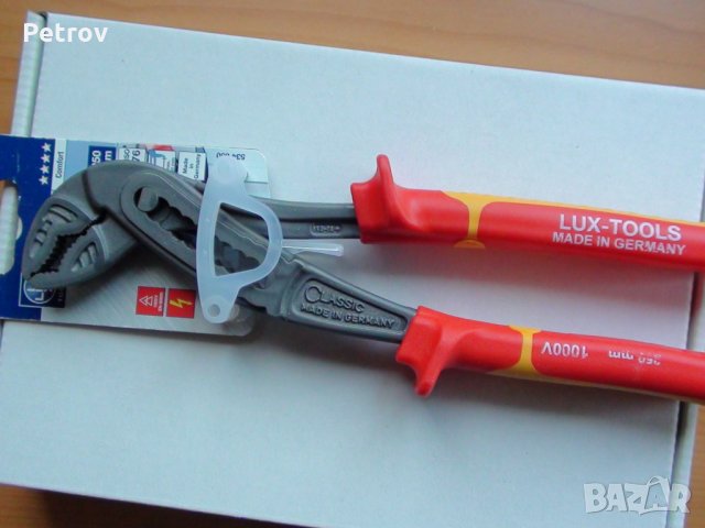LUX-TOOLS - 250 mm VDE 1000 V Клещи Гарги !!! ЧИСТО НОВИ !!! Made in Germany !!!