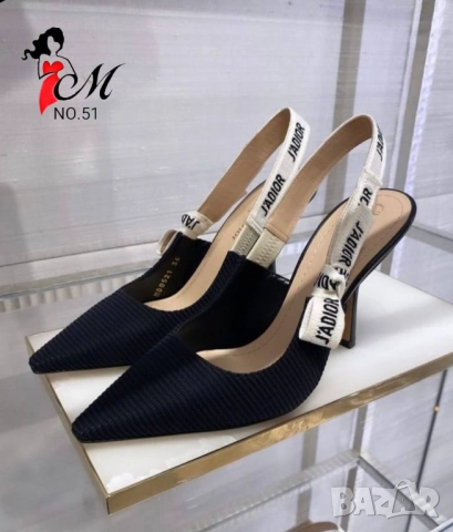 обувки на ток christian dior, снимка 4 - Дамски елегантни обувки - 51444570