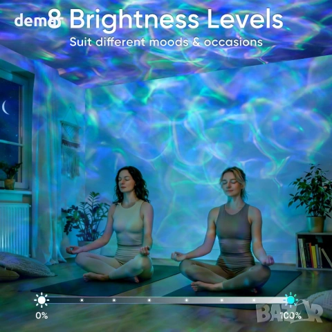 ibell Galaxy проектор с океански вълни, нощна светлина, дистанционно, снимка 4 - Декорация за дома - 54225919