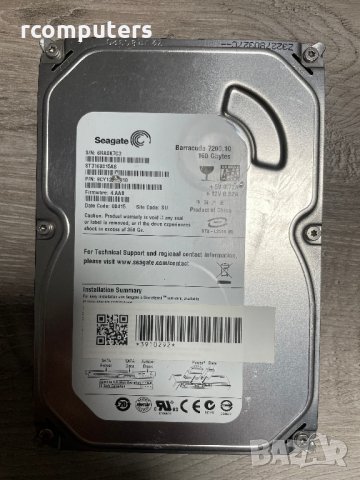 Хард диск Seagate 160GB SATA за компютър, снимка 1 - Твърди дискове - 35251871
