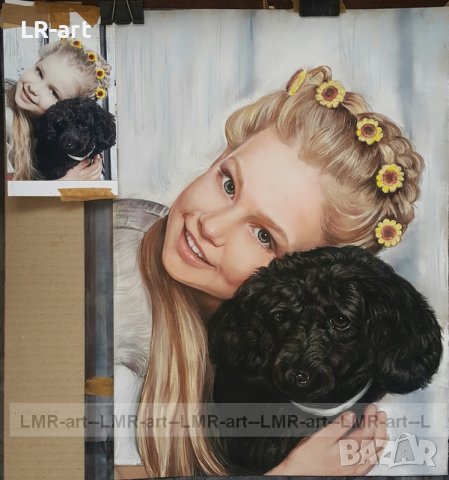 Портрети с пастели , ръчно рисувам от снимка, снимка 3 - Картини - 39261098