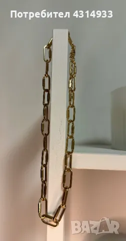 Златисто колие, снимка 5 - Колиета, медальони, синджири - 48161211