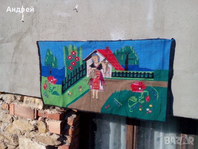 Старинен ковьор,покривка за стена #123, снимка 4 - Други ценни предмети - 30747557