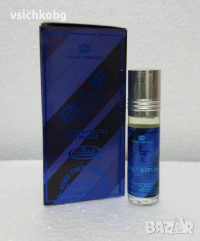 Арабско олио парфюмно масло Al Rehab BLUE 6ml с аромат на Oud тамян мускус сандалово дърво подправки