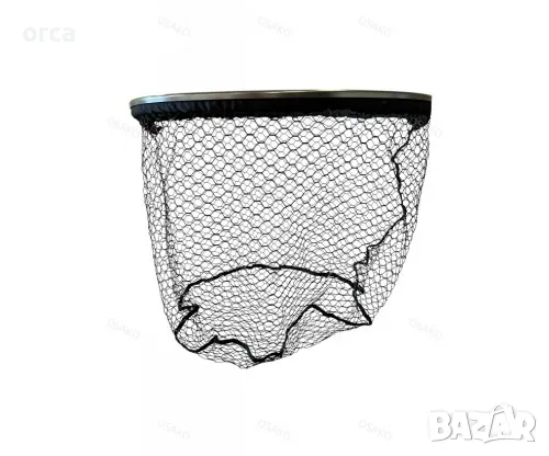Сгъваема гумирана кеп-мрежа Osako – два размера, удобна за риболов, снимка 3 - Такъми - 50275380