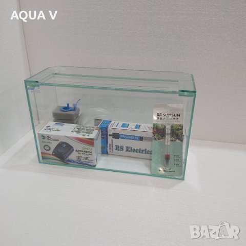 Аквариум 7 литра - оборудван