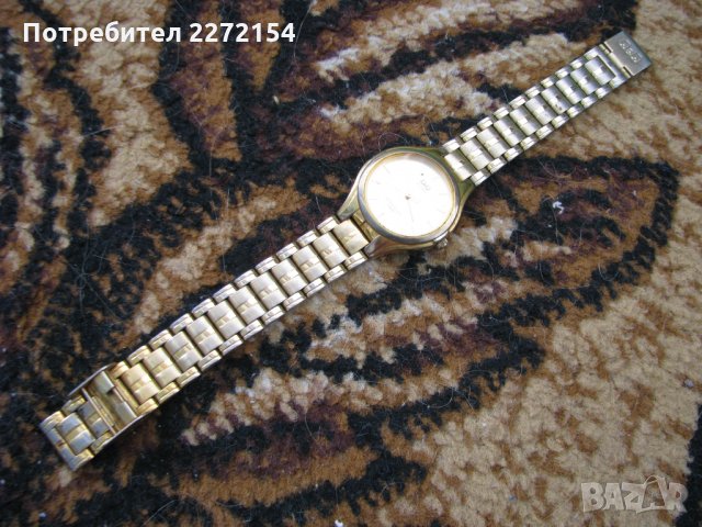 Мъжки часовник с позлата Q&Q, снимка 4 - Антикварни и старинни предмети - 29963386