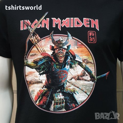Нова мъжка тениска на музикалната група IRON MAIDEN - Senjutsu Album Palace Circle, снимка 5 - Тениски - 35623126