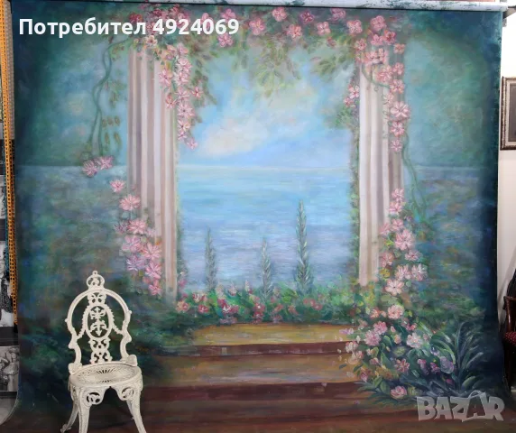 Продавам 3 фона с фонова система, снимка 2 - Чанти, стативи, аксесоари - 56333810