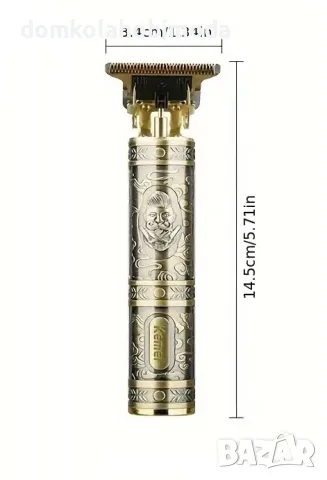 Професионален Професионален тример Kemei, USB-презареждаща батерия, С барбар,, снимка 6 - Тримери - 48061894