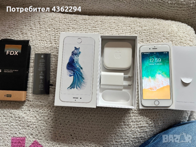Iphone 6s 64 GB пълен комплект, снимка 12 - Apple iPhone - 53084448