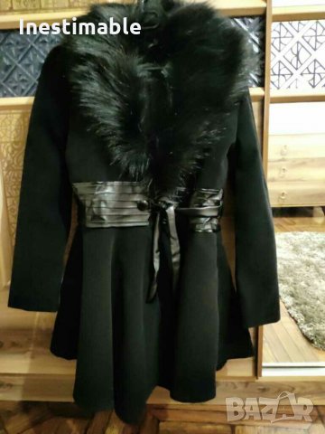 ЕСТЕСТВЕН КОСЪМ!Елегантно дамско палто, снимка 3 - Палта, манта - 30414689
