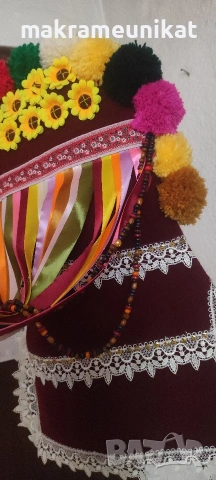 Продавам кукерска маска, гугла, уникат, Новодел, авторски модел, етно, Сурва, Кукерландия , снимка 10 - Колекции - 42314889