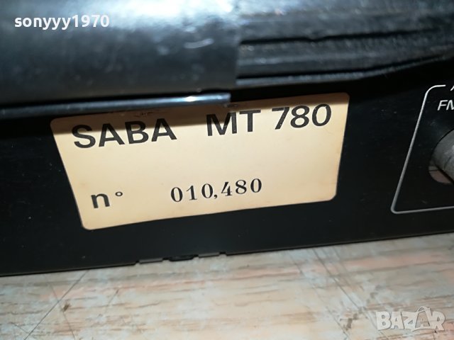 saba mt 780 tuner 20v-germany 0906221150, снимка 13 - Ресийвъри, усилватели, смесителни пултове - 37029659
