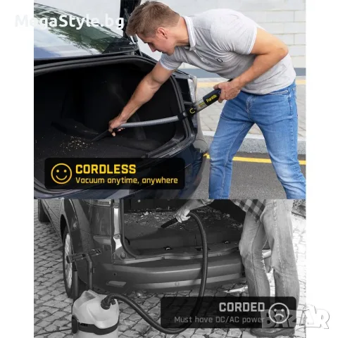 Прахосмукачка за кола Fanttik Slim V8 APEX RobustClean® , снимка 6 - Прахосмукачки - 55940667