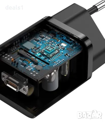 Baseus Super SI Quick Charger 1C Зарядно устройство 25W USB-C/Type-C 1M, снимка 8 - Оригинални зарядни - 49738818