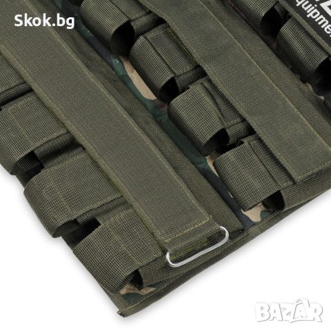 Утежнена Тренировъчна Жилетка С Регулируемо Тегло – Moro 30 Кг (30 Х 1 Кг), снимка 11 - Фитнес уреди - 40771302