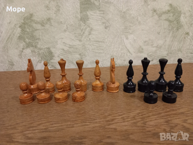 резервни дървени фигури за шах , снимка 1 - Шах и табла - 44240586