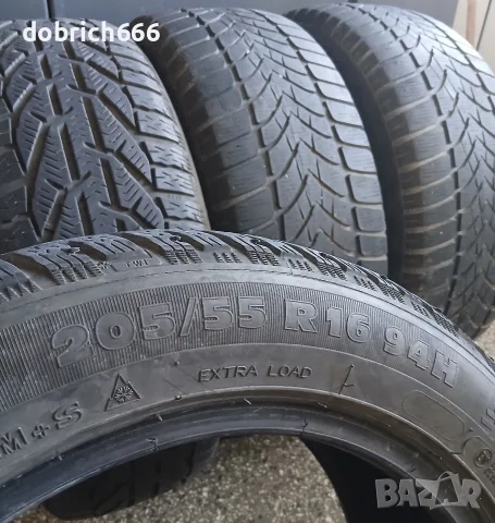 205/55/16 зимни гуми Dunlop Riken DOT2525 60 евро, снимка 4 - Гуми и джанти - 56199717