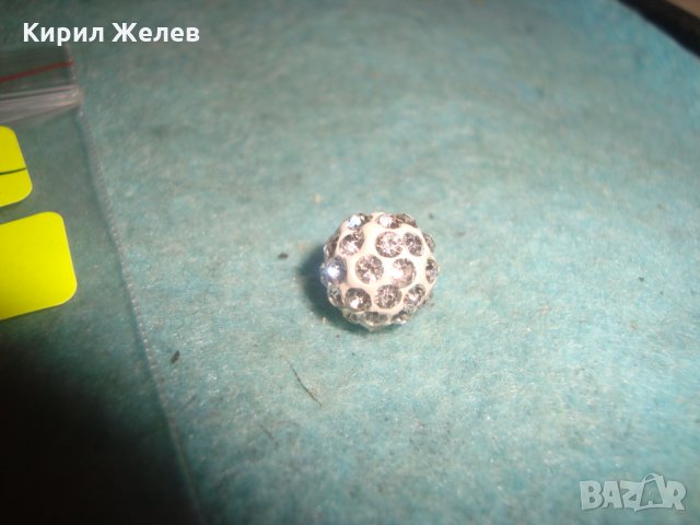 СКЪПОЦЕННО ТОПЧЕ с ИНКРУСТИРАНИ ФАСЕТИРАНИ КРИСТАЛЧЕТА за НАНИЗ БИЖУ НАКИТ 25477, снимка 3 - Други - 35517778