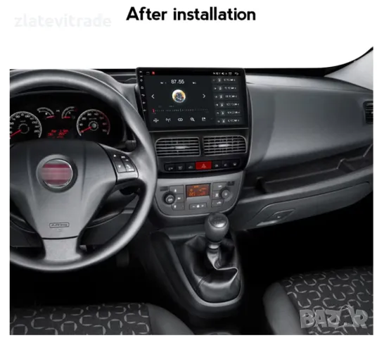 FIAT DOBLO 2010-2015 /OPEL COMBO 2011/2018 10''Aндроид Навигация, 9847-1DIN, снимка 3 - Навигация за кола - 47764315
