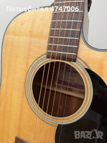 Висококачествена електроакустична китара и калъф/чанта, снимка 6 - Китари - 53878120