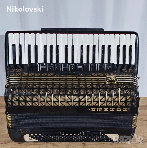 Акордеон Hohner Atlantic IV Deluxe , снимка 4 - Акордеони - 53312932