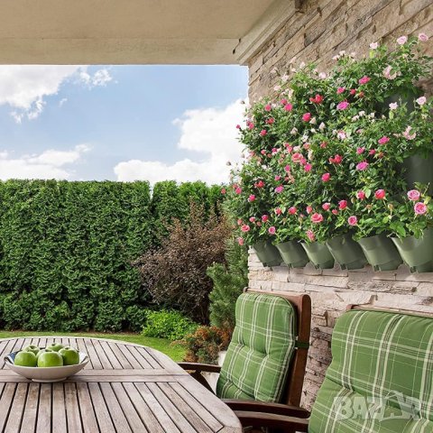 Висящи саксии / комплект 12 бр. кашпи G707A00, снимка 4 - Саксии и кашпи - 42915054