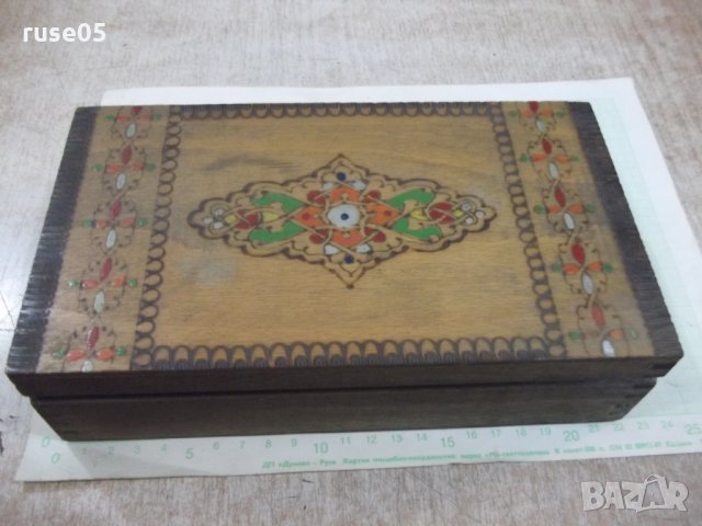 Кутия дървена пирографирана от соца - 2, снимка 2 - Други ценни предмети - 34297858