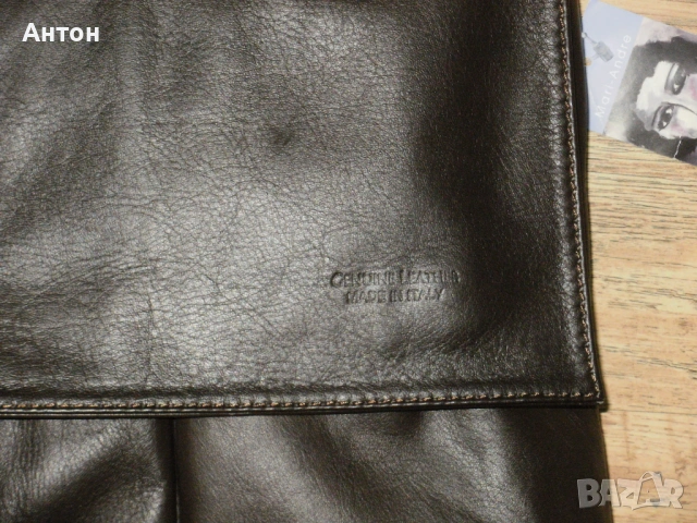 ITALY нова мъжка естествена кожа, снимка 7 - Чанти - 53338522
