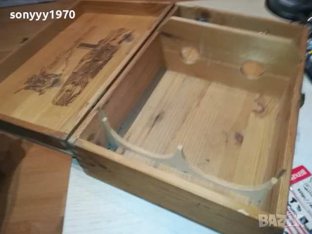 дървена кутия за колекция 31Х21Х11СМ 2507251316LCHERY, снимка 12 - Антикварни и старинни предмети - 51138906