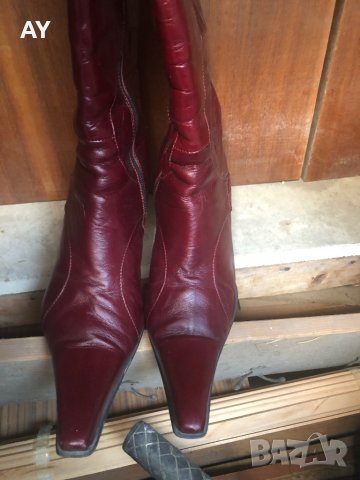 Дамски ботуши естествена кожа, снимка 2 - Дамски ботуши - 34879181