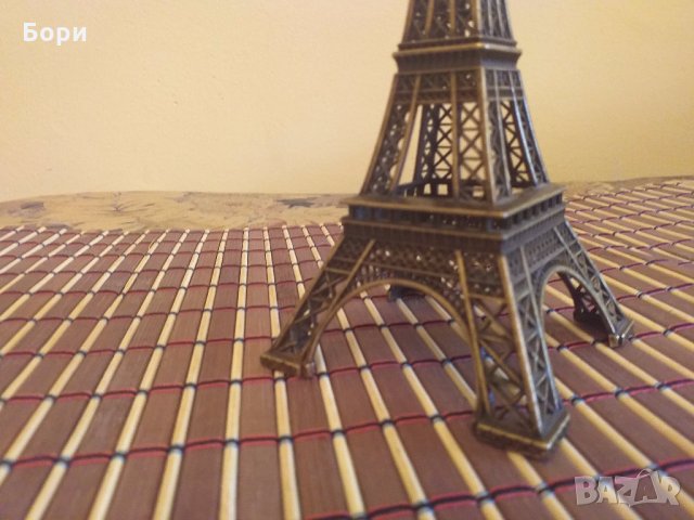 Сувенир метален Айфелова кула, снимка 5 - Статуетки - 29301719