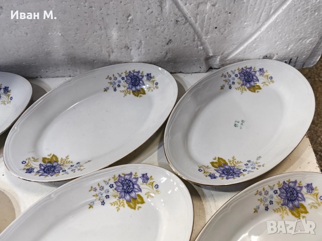 Чисто нов български порцеланов сервиз за риба, снимка 5 - Сервизи - 52144457