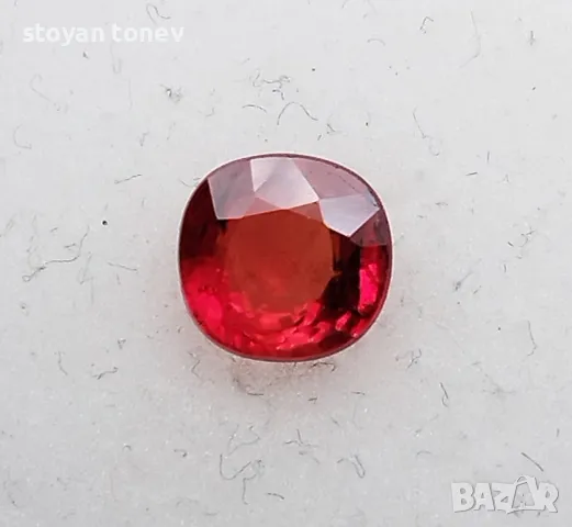 Страхотен сапфир в топло оранжево - 0.98кт.! Сертифициран! Нов!