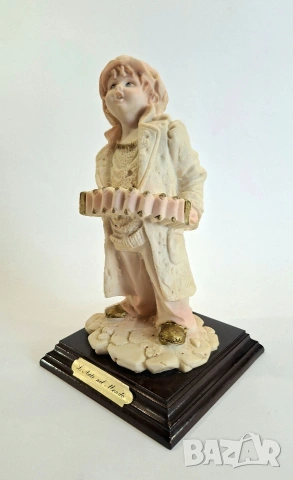 Фигура на музикант с акордеон - L'Arte nel Mondo, Италия, снимка 5 - Статуетки - 53952924