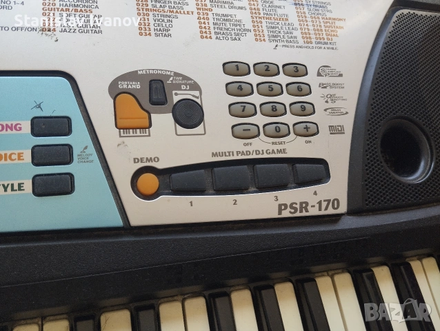 синтезатор Yamaha psr 170, снимка 2 - Синтезатори - 54108125