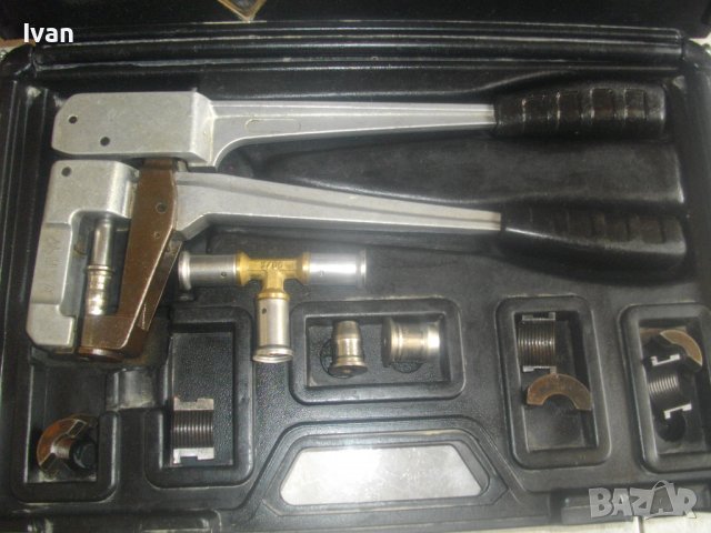 Ръчна Преса За Металопластични Тръби/Прес-Клещи Кримпване Фитинги Тръби 14мм-26мм-Професионална-К-т, снимка 16 - Клещи - 37650233