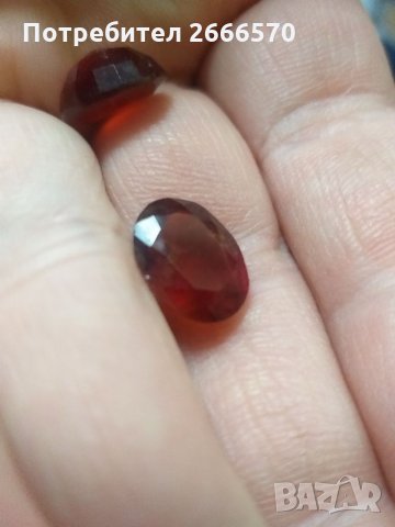 Два бр хесонит със сертификат , рубин , диамант , смарагд , сапфир, снимка 4 - Колекции - 35358747