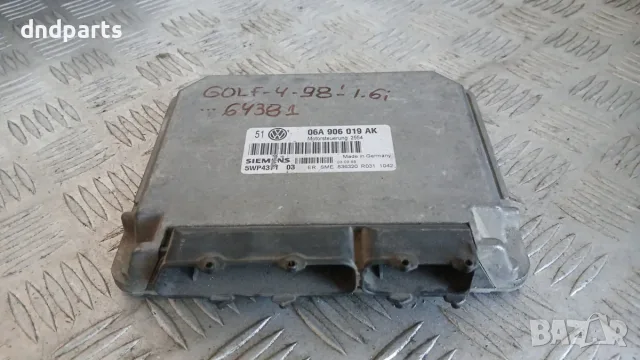 Компютър VW Golf 4 1.6i 1998 06A906019AK 5WP4371 Volkswagen Golf IV (1998-2004)
